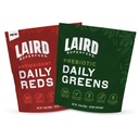 Laird Superfood Reds & Greens Bundle, Prebiotic Daily Greens i Antioxident Daily Reds Powder, 14.8oz
