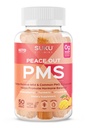 SUKU Witaminy - PMS Gummy Suplement z Chasteberry do łagodzenia PMS i menopauzy Peach Mango Gummies (50 Count)
