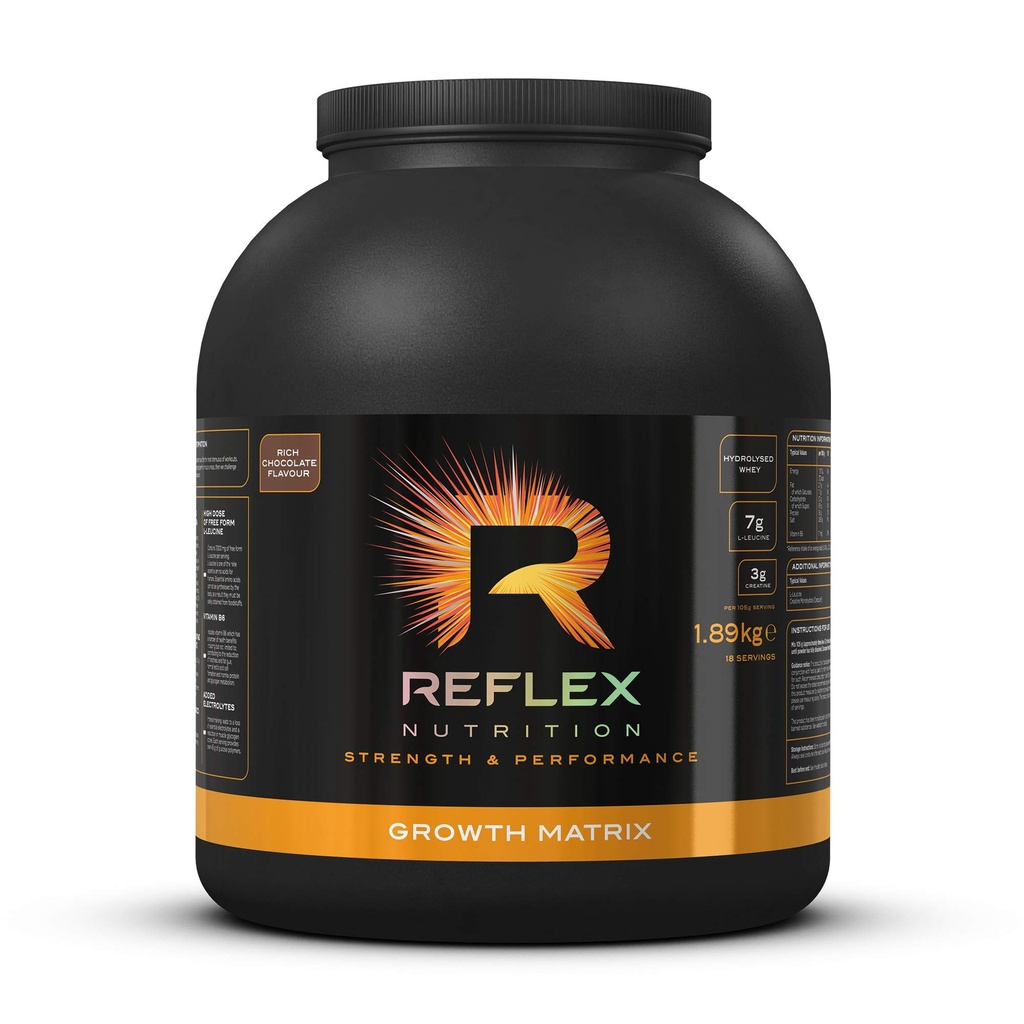 Reflex Nutrition Growth Matrix Proszek Bogata czekolada 1.89 kg