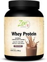Zupy Zen - Organic trawa karmiona białkiem serwatki 19g per serving Keto Friendly - Czekolada 32 Oz- Proszek