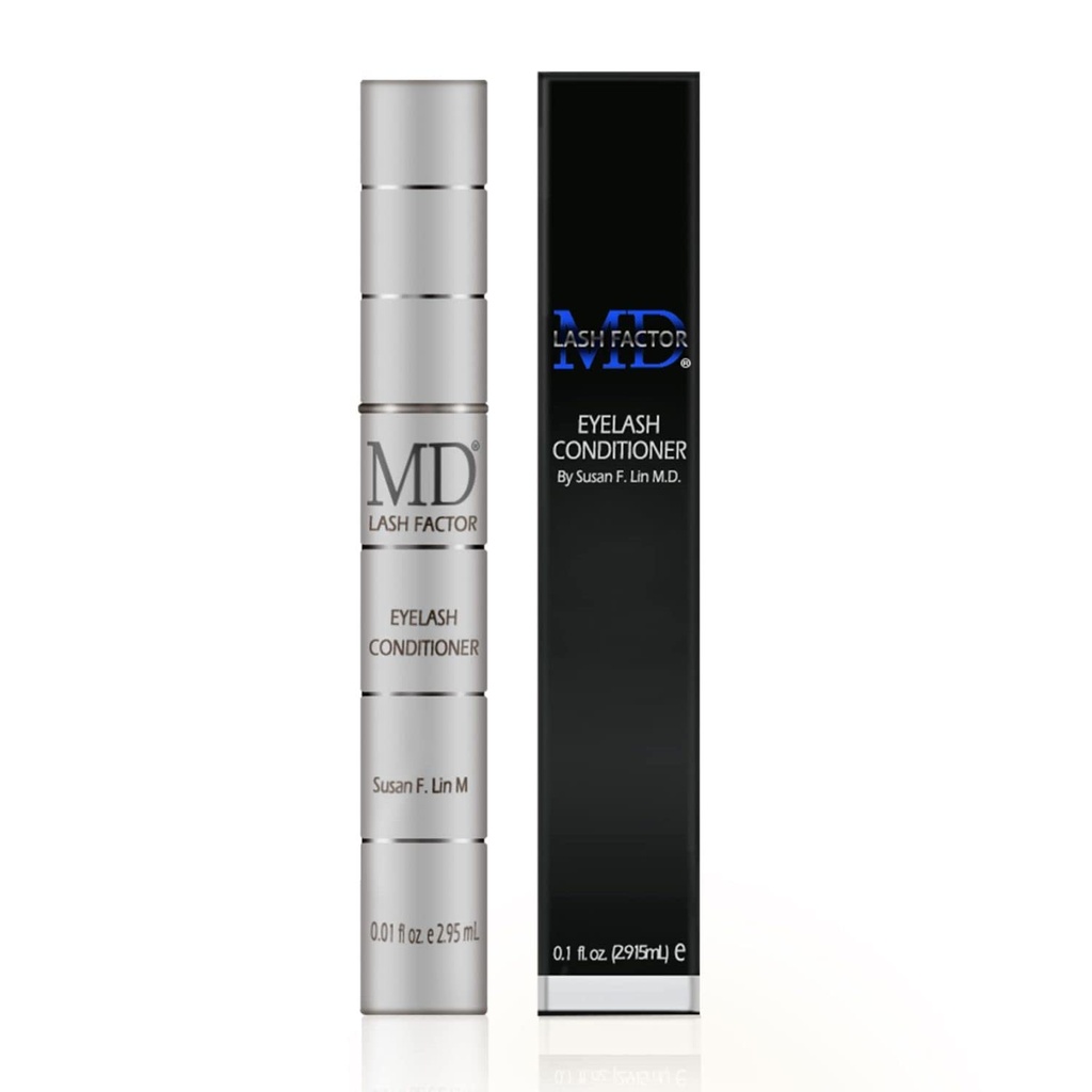 MD Lash Factor Eyelash Confitioner - 0,1 fl oz, 3- Month Supply - Daily Lash Serum z peptydami i biotyną na grube rzęsy
