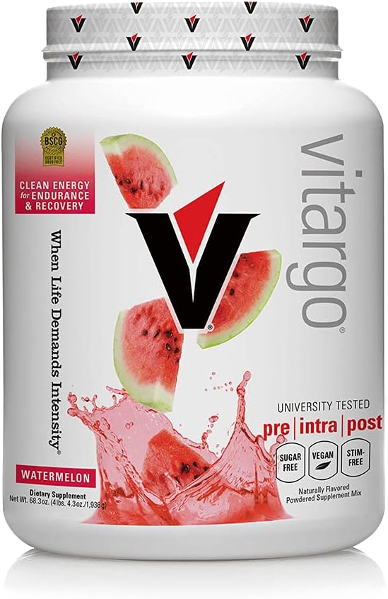 Proszek węglowodanowy Vitargo 124; Karma dla mięśni Glycogen 2X Szybciej 124; 4.27 LB Arbuz pre Workout & Post Workout 124; Suplement do węglowodanów do odzysku, Endurance, Gain Muscle Mass