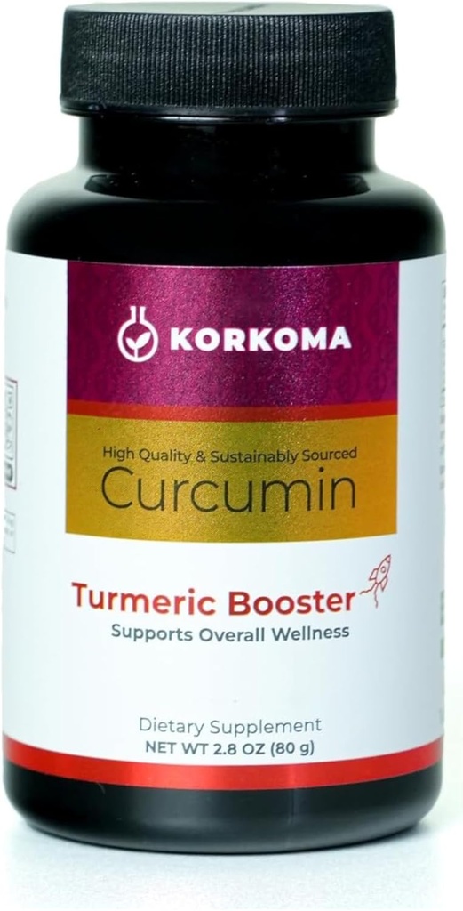 Turmeric Booster - Organic Turmeric Superfood with Curcumin Extract, Supports Immune System, Nurtures Healthy Skin & Overall Well-Being