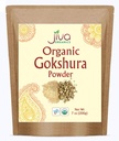 Jiva Organics Gokshura Powder 7 Ounce Bag - Non-GMO, Pure, Full Spectrum Tribulus - indyjskie pochodzenie