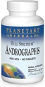 Planetarne Herbale Full Spectrum Andrographis 400mg - Hyurvedic Herb - 60 tabletek