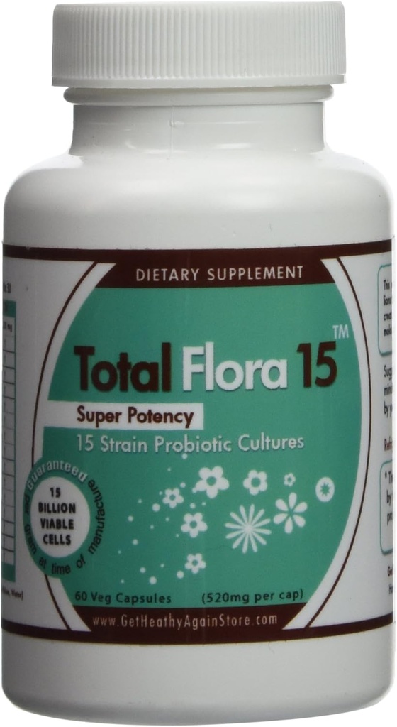 Ogółem Flora 15 60 wieczka jagodowe (520 mg na wieczko)