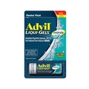 Advil Liqui- Gels minis Reliever Pain i Fever Reducer, Pain Medicine dla dorosłych z Ibuprofen 200mg dla łagodzenia bólu - 8 Kapsułki napełnione płynem