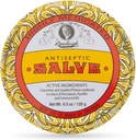 Rawleigh Antiseptic Salve Iconic Yellow Big Tin: 4.5 oz, naturalne, wielozadaniowa maść łagodzi cięcia skórne, siniaki, podrażnienia, z terpentyny, fenol, olej z nasion bawełny, Oryginalna formuła - Opakowanie 1