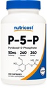 Nutricost P5P witamina B6 Suplement 50mg, 240 Kapsułki (Pyridoxal- 5- Fosforan) - Wegetariański Przyjazny, Nie-GMO, Gluten wolny