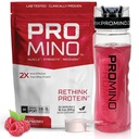 Promino ® Essential Amino Acid Napoje Mięsne - 2X Bardziej skuteczne niż serwatka - NSF Certified for Sport - Paliwo do odzyskiwania cukru - Malina, 30 Służenie
