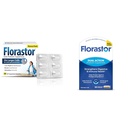 Florastor Probiotyki Digestive & Immune Health Bundle z 54 i 30 Kapsułki, Probiotyki dla kobiet i mężczyzn, Pomaga wypłukać złe bakterie i zwiększa Dobre z Saccharomyces Boulardii CNCM I- 745 Szczepy