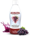 - 32 Fl. Oz. Advanced Liquid Cardioviral & Cholesterol Support Formula - Liquid Resveratrol Supplement Promotes Healthy Aging, Heart Health & Energy Levels
