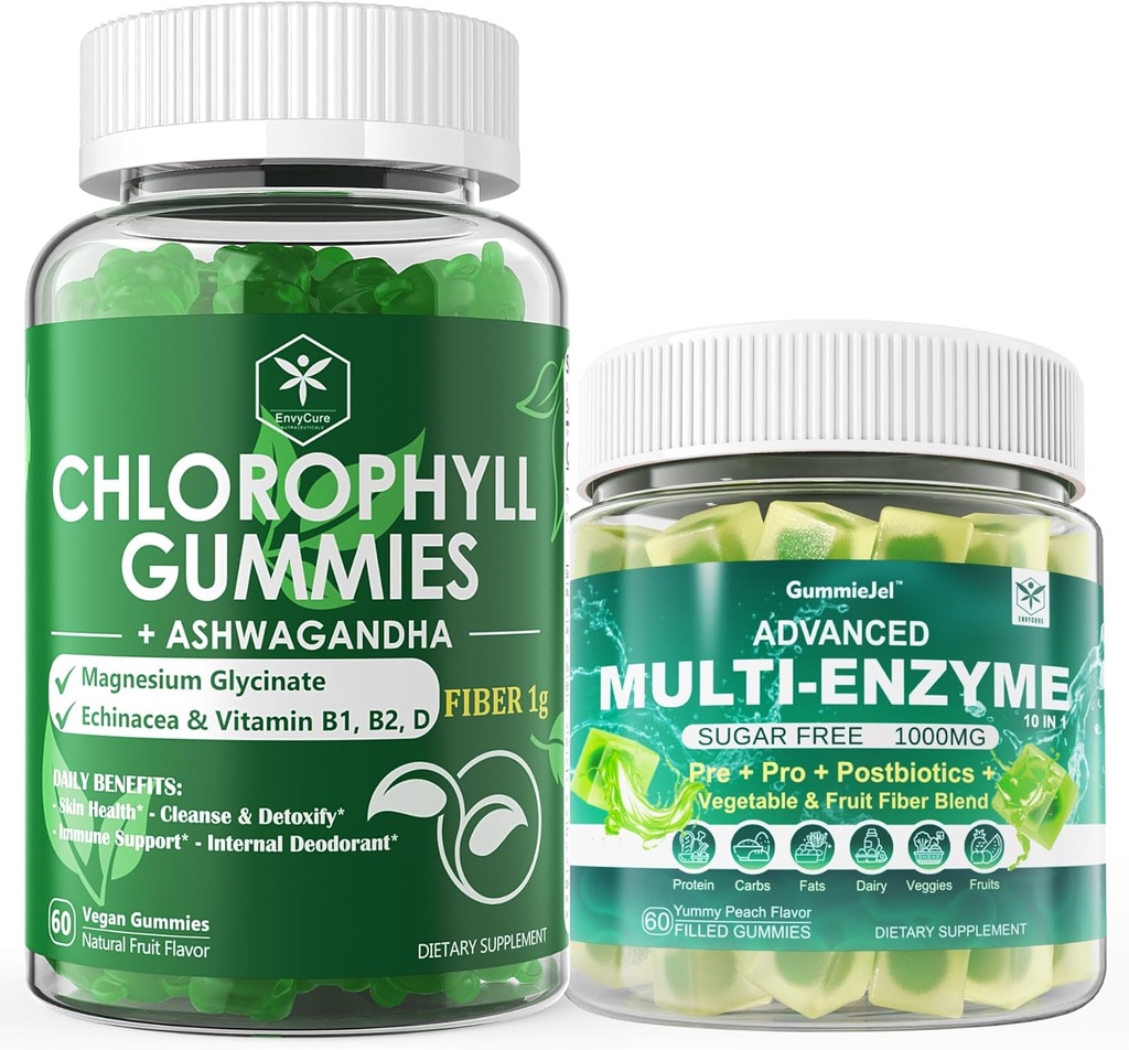 Gummie i Chlorofil Fiber Gummies Bundle