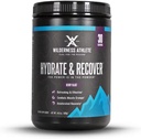 Wilderness Athlete - Hydrate & Recover Athlete 124; Płynny proszek do nawadniania Drink Electrolyte - Recover Faster with Bcaas - Hydrate Powder with 1000mg of Witamina C - 30 Serving Tub (Berry Blast)