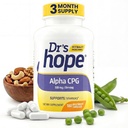 Alpha GPC 500mg, Alpha GPC Supplement - Wspomaga Pamięć i funkcje kognitywne - 180 Kapsułki wegetariańskie, Made in The USA