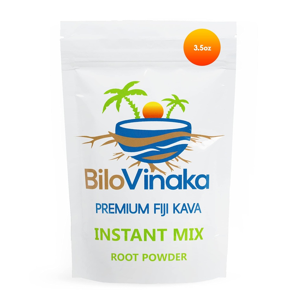 All- Natural Micronized Instant Kava Drink Mix, Premium Fidżi Kava Kava Proszek, Kava Fidżi Proszek korzeniowy, Bez natryskiwania Potrzebny, 3.5 oz / 100 Grams