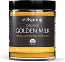Dr Mercola Solspring Organic Golden Milk Herbal Supplement, 2.64 Oz. (75 g), Wegan Spice Mieszanka z Turmeric & Ginger, Non GMO, Gluten Free, Soy Free, USDA Organic