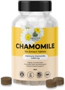 Amazing Botanicals Organic Rumomile Extract Tablets - Matricaria Chamomilla Plant-based Supplement - 10x Extract 2000 MG Each - Promotes Relaxation - 30 Tablets