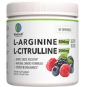 L- Arginine 5000mg + L- Citruline 2000mg Complex Powder Supplement - Nitric Oxide Booster - Heart Health, Blood Flow, Energy & Endurance - 30 Servings (Berry Blend)