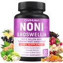 Noni Kapsułki z Boswellia, Biała Willow Bark, Turmeric, Ginger Root i więcej - 90 Kapsułki dla 3 miesięcy dostaw