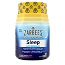 Melatoninowe gumki Zarbee 3mg suplement do snu, aby promować spokojny sen, naturalny aromat mieszanych owoców, dorośli Gummy Wiek 12 Up, 60 Hrabia
