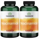 Swanson Niacynamid 500 mg 250 kapsułek (2 opakowania)
