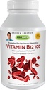 ANDREW LESSMAN Witamina B12 100 180 Kapsułki - Chroniona przed wchłanianiem Methylcobalamina (Naturalna Koenzym Witamina B12), Zasadnicze dla energii i wsparcia stresu, Plus B- Complex, Łatwe do połknięcia kapsułki