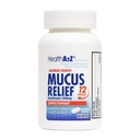 HealthA2Z ® Mucus Relief Amend124; Guaifenesin 1200 mg Amend124; 100 Tablets Amend124; Maksymalna moc 124; 12 Hour Amend124; Expectorant Amend124; Relieves Chest Congestion Amend124; Thins and Loosens Mucus (100 Tablets)