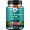 Supplement NAC Supplement with Milk Thistle for Liver Cleanse Detox & Repair - N Acetyl Cysteine Supplement for Liver Cleanse with Turmeric, Choline, Dandelion & L- Glutathione - 60 Count