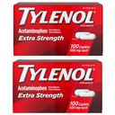 Tylenol Dodatkowa siła Ból Reliever i Gorączka Reduktor Kapsułki, 500 mg Acetaminofen, Ból Relief Pigułki na ból głowy, Ból pleców, Ból zęba i Mniejsze zapalenie stawów Relief, 200 Hrabia