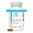 XYMOGEN Resveratin Plus - Opatentowany Pterostilbene + Trans- Resveratrol z Quercetin przeciwutleniacze Suplement do promowania układu sercowo-naczyniowego + Zdrowie komórkowe, Zdrowe Starzenie, Wsparcie immunologiczne (60 Kapsułki)
