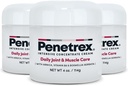 Penetrex Joint & Muscle Therapy - Soothing Comfort for Back, Neck, Hands, Feet - Premium Whole Body Rub with Arnica, Witamina B6 MSM & Boswellia - 4oz Cream (3 opakowania)