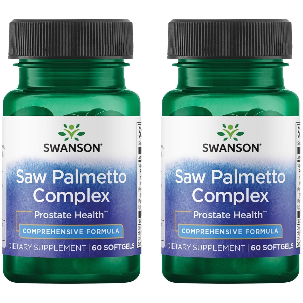 Swanson Saw Palmetto Complex 60 Sgels (2 opakowania)
