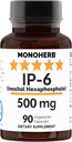 MONOHERB IP- 6 Heksafosfonian inozytolu 500 mg na kapsułkę - 90 kapsułek zawierających Veg