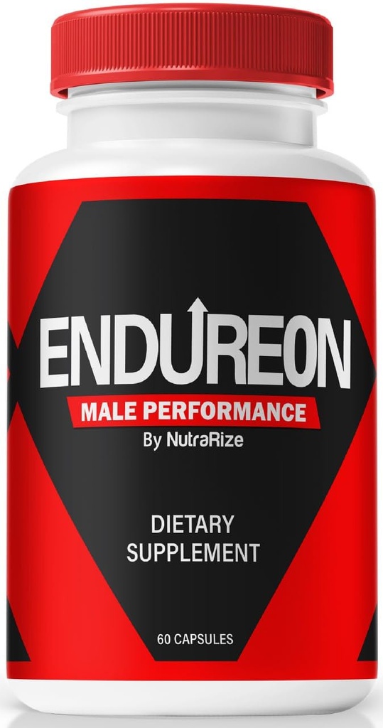 NutraRize Endureon Pigułki - Oficjalna Endureon Pro Formuła z naturalnych składników pomóc Wsparcie energii, Stamina, i Codzienne zaufanie, Easy-to- Weź pigułki (60 kapsułki)
