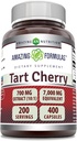 Amazing Supples Tart Cherry Extract 700 Mg Extract (10: 1) Per Serving Capsules Supplement Equipment 124; Ekwiwalent 7000 Mg España 124; Non-GMO España 124; Gluten Free España 124; Made in USA (400 Count, 1 Pack)