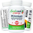 Palmitoyletanolamid 450mg Comfort Mobility Nerves Cognitive & Immune Support - Mikronizowane Wysokie Wchłanianie - All Natural Pea - USA Made - Brak dodatków lub substancji pomocniczych - 30 Vegan Suplement kapsułki