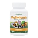 Nature Plus Animal Parade Dzieci Chewable Multivitamin - Pomarańczowy Flavor - 90 Animal- Shaped Tablets - Promotes Health & Well- Being - wegetarianin, Gluten Free - 45 Sługi