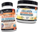BioSchwartz Glukozamina Chondroitin MSM + Collagen Peptydes Proszek - Zdrowa kość i wsparcie stawów - Promuje elastyczność i wspiera chrząstki