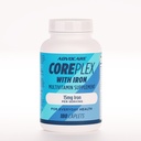 AdvoCare CorePlex z żelazem - Multiwitamina z witaminą A, B- 6, B- 12, C & E - Zawiera również tiaminę, kwas foliowy i magnez - 180 Kapletów