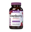 Bluebonnet Nutrition Cranberry Fruit Extract, Urynary Tract Support *, Non-GMO, Kosher- Certified, Vegan, Gluten- Free, Soy- Free, Dairy- Free, 60 Kapsułki roślinne, 60 Słupki