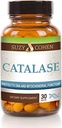 Suzy Cohen Catalase 12,500 CATU Suplement diety, Enzym wątrobowy, Neutralizuje nadtlenek wodoru, Wspiera skórę, włosy i ogólne Wellness, 30 Kapsułki uwalniania opóźnione