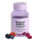 Lemme Chill Stress Relief Gummies z 300mg KSM- 66 Ashwagandha, Balon Lemon, Passionflower & Goji do wsparcia relaksacji, Zdrowy Cortisol & Sleep - Gluten- Free, Non-GMO, Mieszane Berry (60 Count)