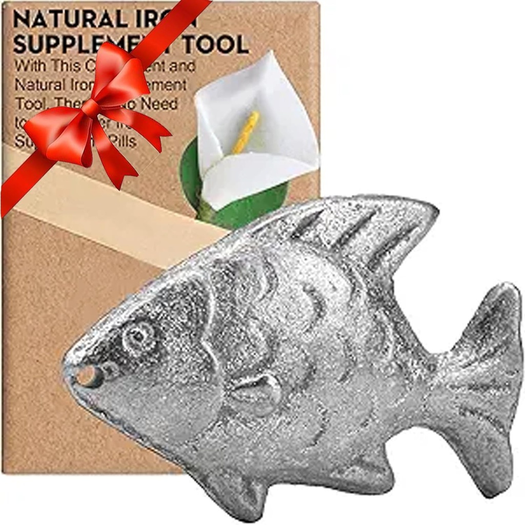 Żelazo Fish Cooking Tool to Add Original Iron Supplement to Food and Water, Żelazo Supplement Tool for Iron Deficiency Vegetarian, Kobieta w ciąży i dzieci