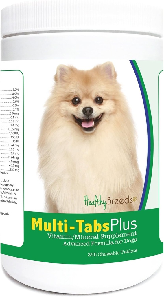 Healthy Breeds Pomeranian Multi- Tabs Plus tabletki do żucia 365