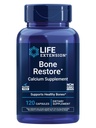Life Extension Bone Restore suplement wapnia, Witamina D3, Magnez, Bor, cynk, Mangan, Krzem, Pomaga utrzymać zdrową gęstość kości, Bez glutenu, Nie-GMO, 120 Kapsułki