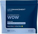 Wzmacnianie życia Wow Drink Powder z B12, Niacyna, Kofeina, Tauryna, Fenyloalanina, Witamina C, & Więcej Multivitamin - Antystarzenie proszku z Low- Calorie Mózg Boost - 60 Służenia