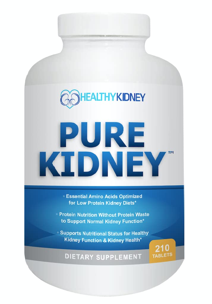Pure Nerki Health Supplement and Nerk Diet Cookbook for Recoveration, Low Protein Diet and Nerki Supplement. Nerki Dieta Książka Suplement do nerek 210 Pigułki
