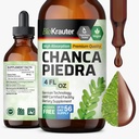 BIO KRAUTER Chanca Piedra Tincture - Natural Nerka Health Support Liquid - Chanca Piedra Stone Breaker & pęcherzyk żółciowy Cleanse Formula - Wegan, Alkohol & Cukier Free Drops - 4 oz
