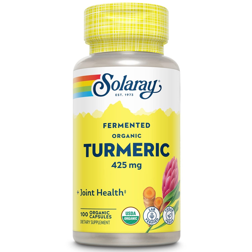 SOLARAY Fermentowany korzeń kurkumy 500 mg